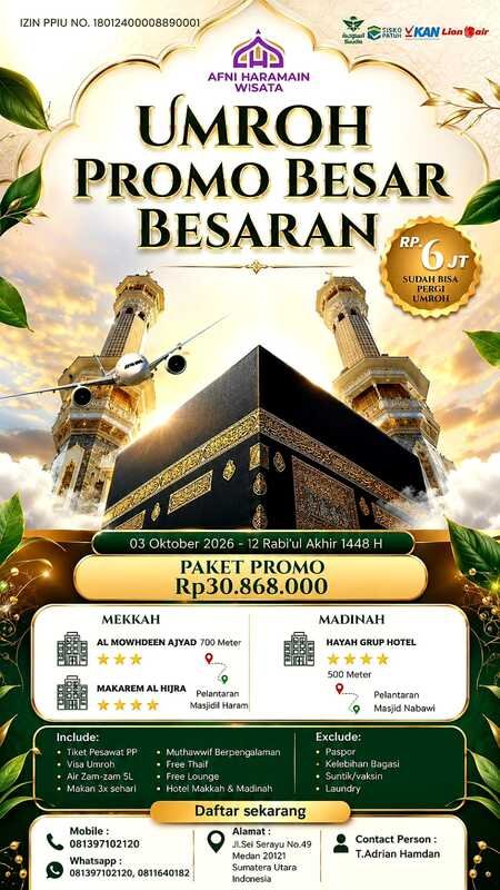 Umroh Promo Besar-besaran