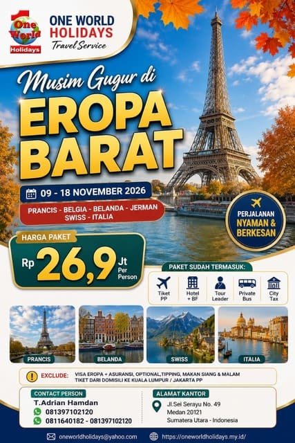 Musim Gugur di Eropa Barat